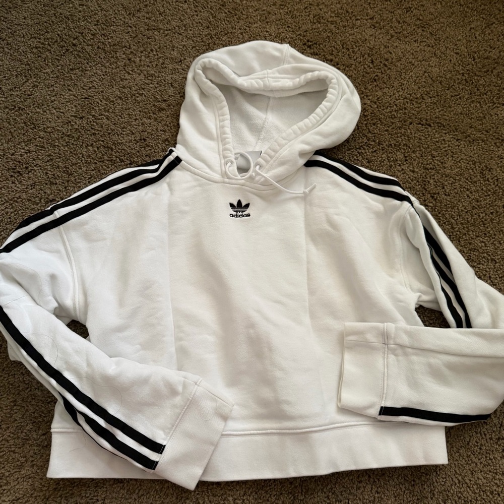 Adidas Classic White Hoodie